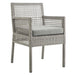 Aura Outdoor Patio Wicker Rattan Dining Armchair image