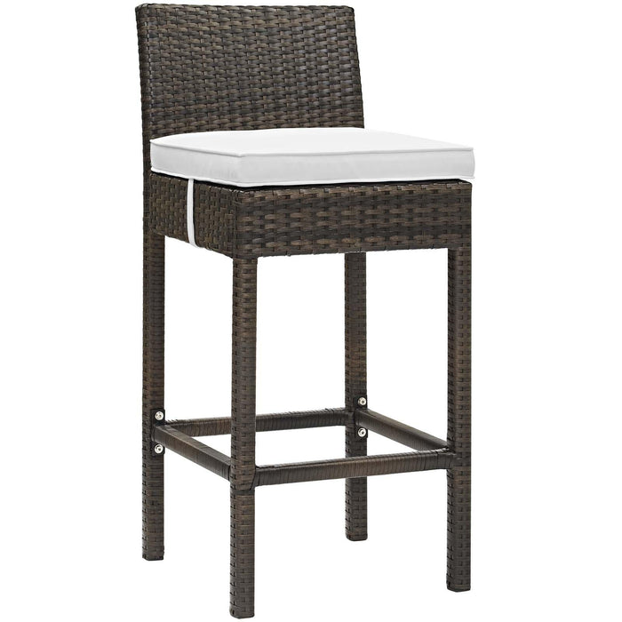 Conduit Outdoor Patio Wicker Rattan Bar Stool