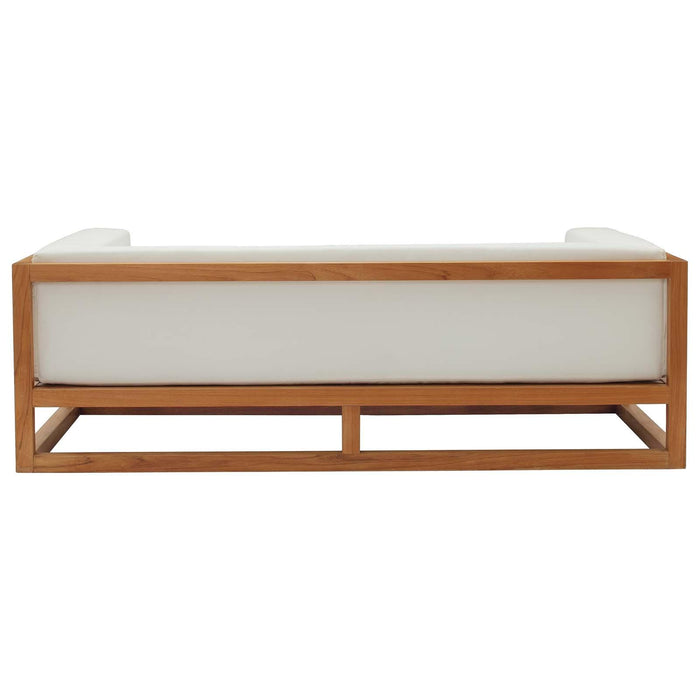 Newbury Accent Lounge Outdoor Patio Premium Grade A Teak Wood Sofa