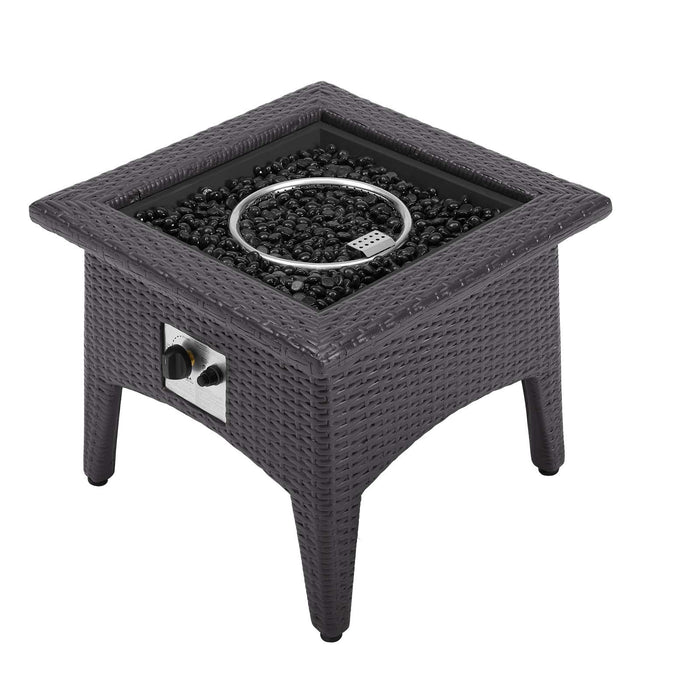 Convene 3 Piece Set Outdoor Patio with Fire Pit