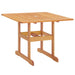 Hatteras 36" Square Outdoor Patio Eucalyptus Wood Dining Table image