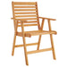 Hatteras Outdoor Patio Eucalyptus Wood Dining Armchair image