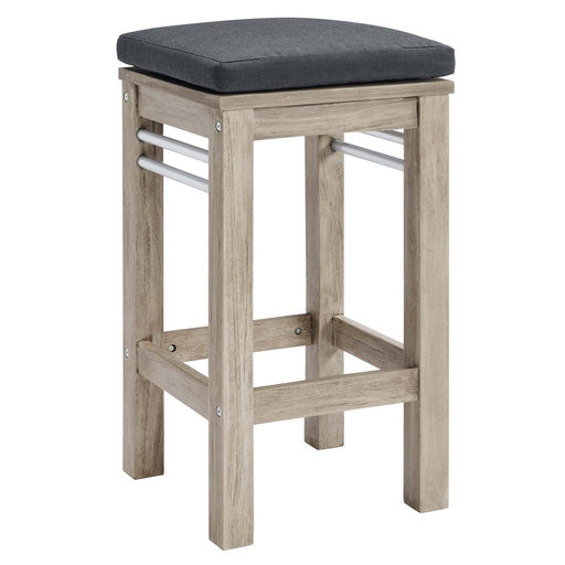 Wiscasset Outdoor Patio Acacia Wood Bar Stool image