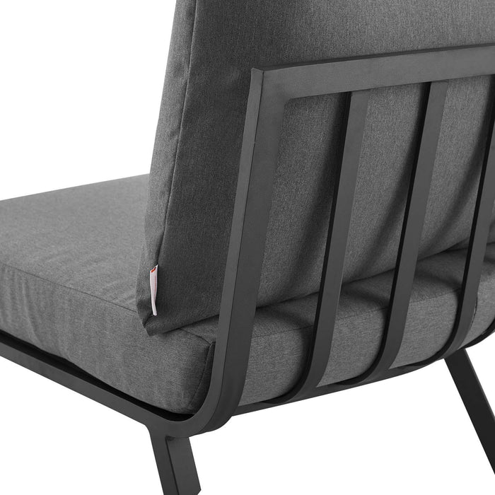 Riverside Outdoor Patio Aluminum Corner Chair