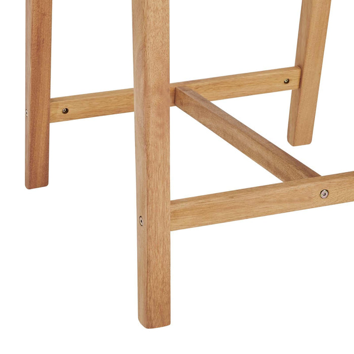 Portsmouth Outdoor Patio Karri Wood Bar Stool Set of 2