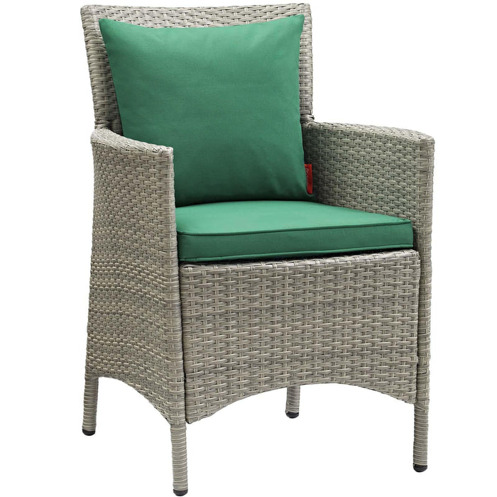 Conduit Outdoor Patio Wicker Rattan Dining Armchair