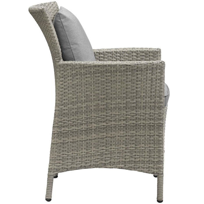 Conduit Outdoor Patio Wicker Rattan Dining Armchair