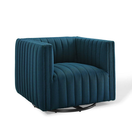 Conjure Tufted Swivel Upholstered Armchair image