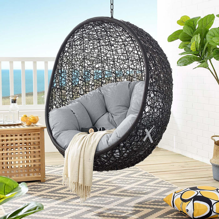 Encase Sunbrella� Fabric Swing Outdoor Patio Lounge Chair Without Stand