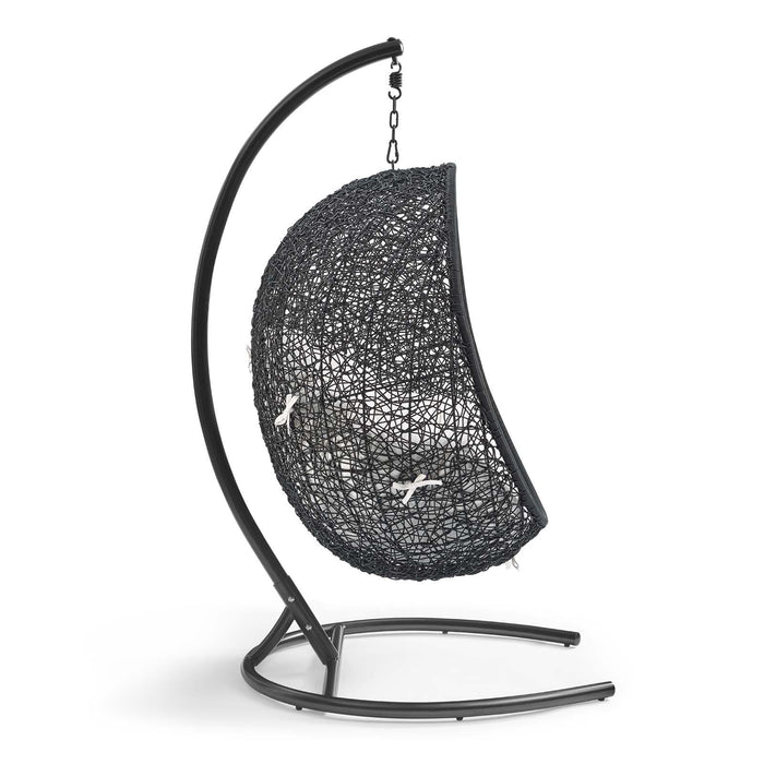Encase Sunbrella� Swing Outdoor Patio Lounge Chair