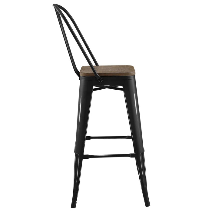 Promenade Bar Stool Metal Set of 2