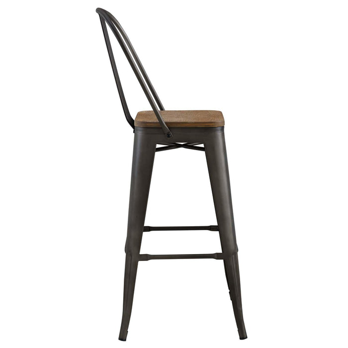 Promenade Bar Stool Metal Set of 2