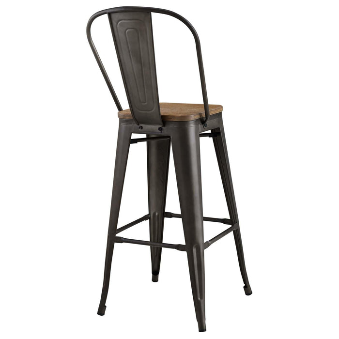 Promenade Bar Stool Metal Set of 2