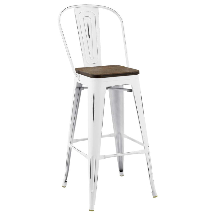 Promenade Bar Stool Metal Set of 4