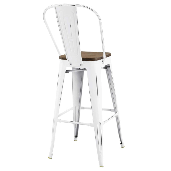 Promenade Bar Stool Metal Set of 2