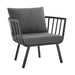 Riverside Outdoor Patio Aluminum Armchair image