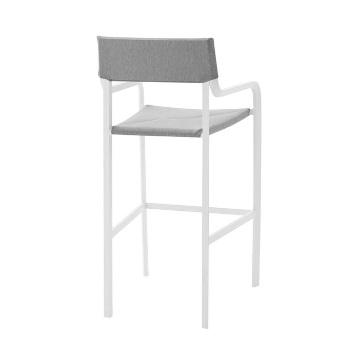 Raleigh Stackable Outdoor Patio Aluminum Bar Stool