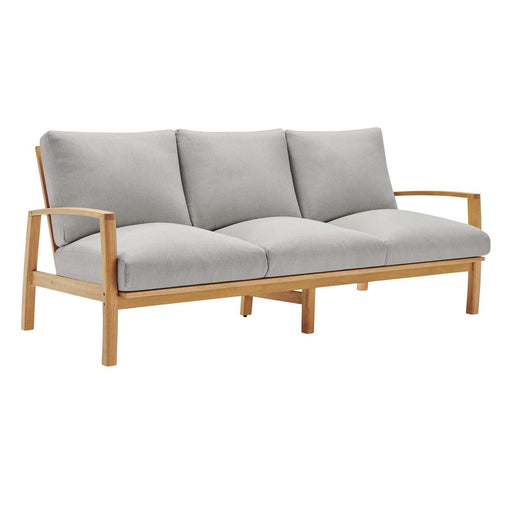 Orlean Outdoor Patio Eucalyptus Wood Sofa image