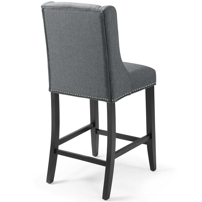 Baron Upholstered Fabric Counter Stool