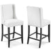 Baron Counter Stool Faux Leather Set of 2 image