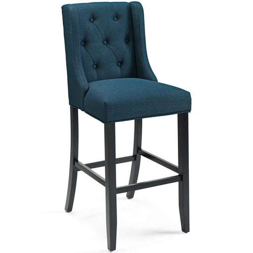 Baronet Tufted Button Upholstered Fabric Bar Stool image