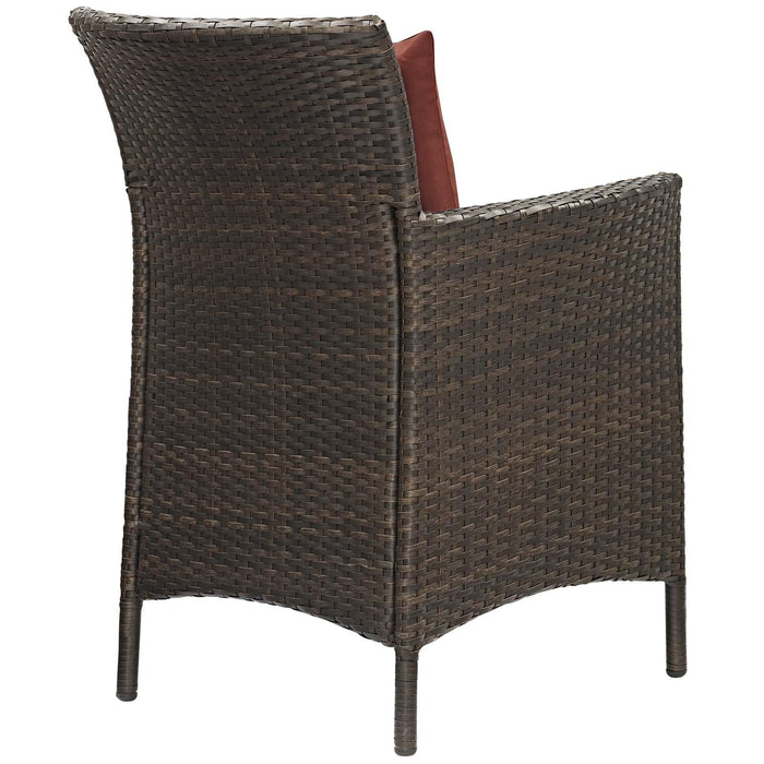 Conduit 5 Piece Outdoor Patio Wicker Rattan Set