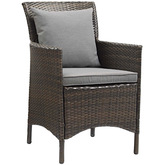 Conduit 7 Piece Outdoor Patio Wicker Rattan Dining Set