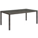 Conduit 70" Outdoor Patio Wicker Rattan Dining Table image