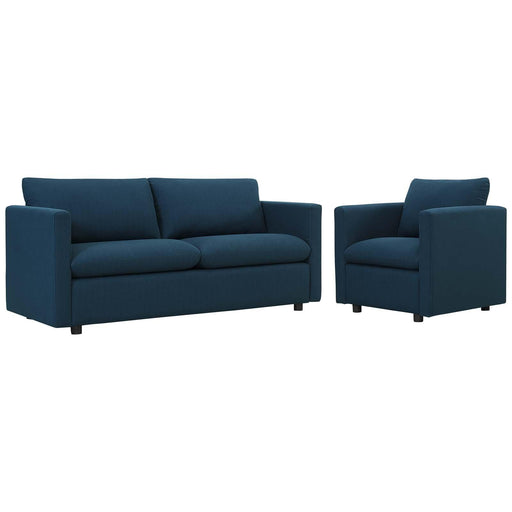 Activate Upholstered Fabric Sofa and Armchair Set image