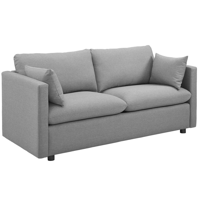 Activate Upholstered Fabric Sofa and Armchair Set