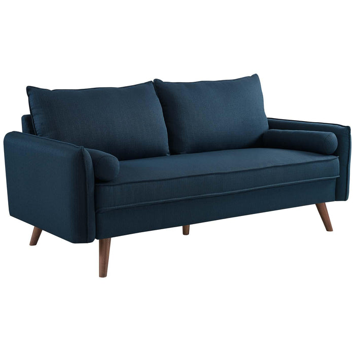 Revive Upholstered Fabric Sofa and Loveseat Set