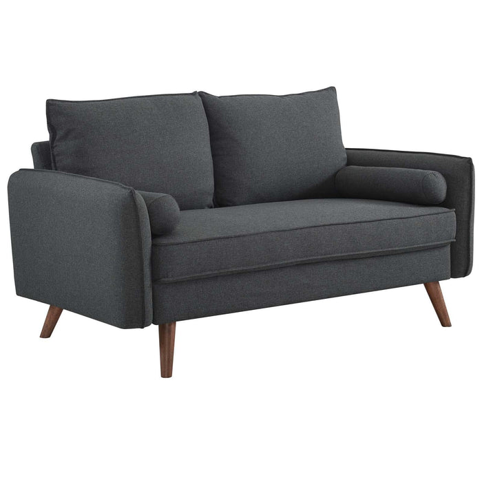 Revive Upholstered Fabric Sofa and Loveseat Set