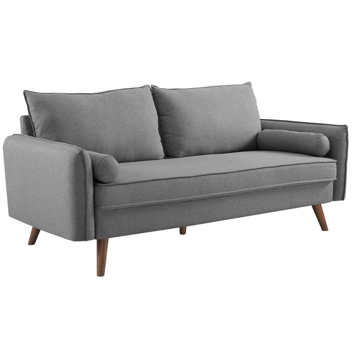 Revive Upholstered Fabric Sofa and Loveseat Set