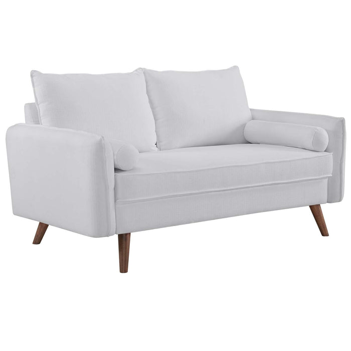 Revive Upholstered Fabric Sofa and Loveseat Set