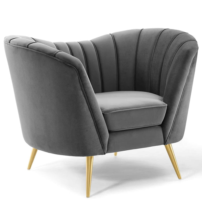 Opportunity Performance Velvet Armchair image