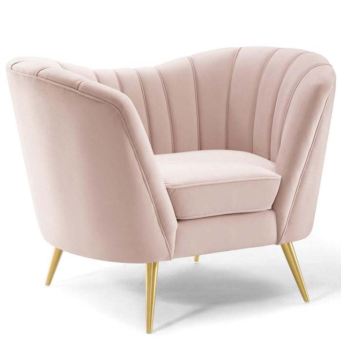 Opportunity Performance Velvet Armchair