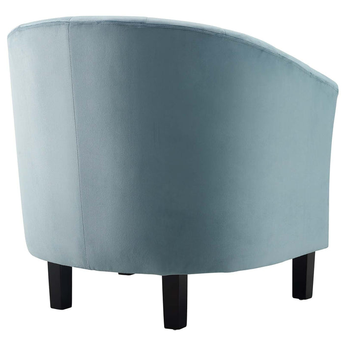 Prospect Channel Tufted Performance Velvet Armchair