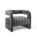 Range Tufted Performance Velvet Accent Armchair image