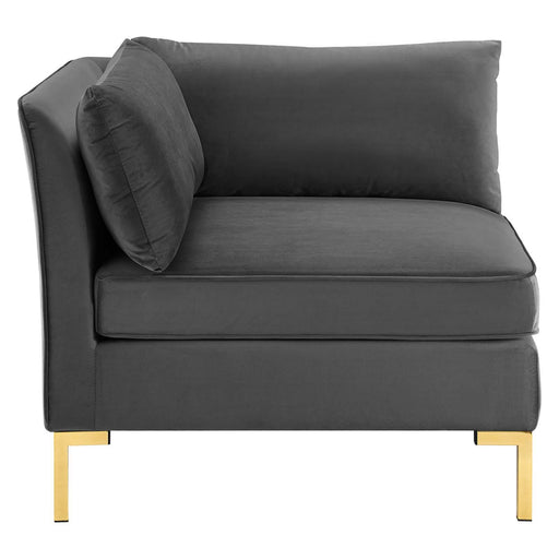 Ardent Performance Velvet Sectional Sofa Corner Chair image