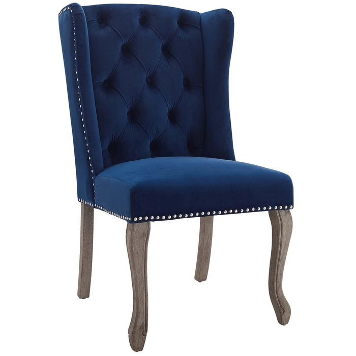 Apprise Side Chair Performance Velvet Set of 2