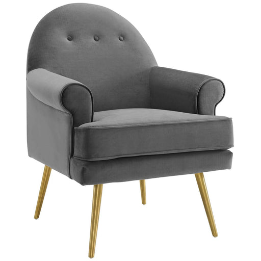 Revive Tufted Button Accent Performance Velvet Armchair image