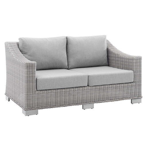 Conway Sunbrella� Outdoor Patio Wicker Rattan Loveseat image