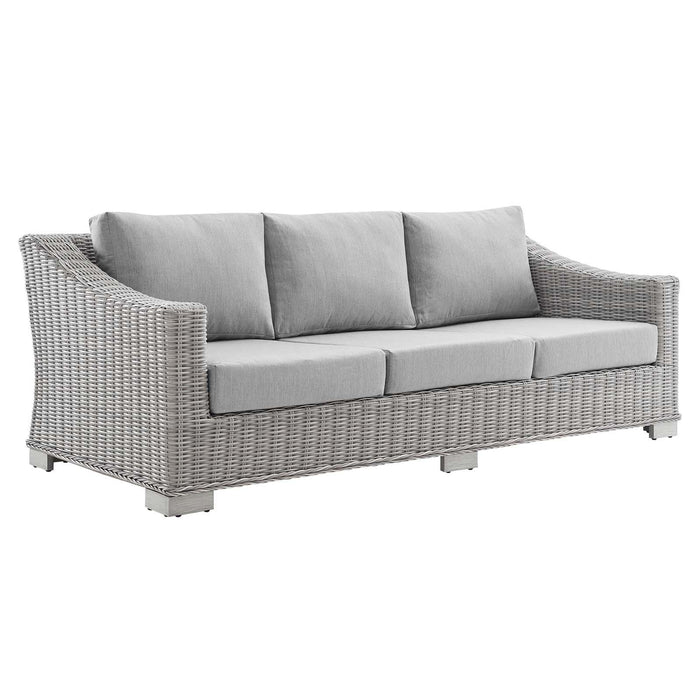 Conway Sunbrella� Outdoor Patio Wicker Rattan Sofa