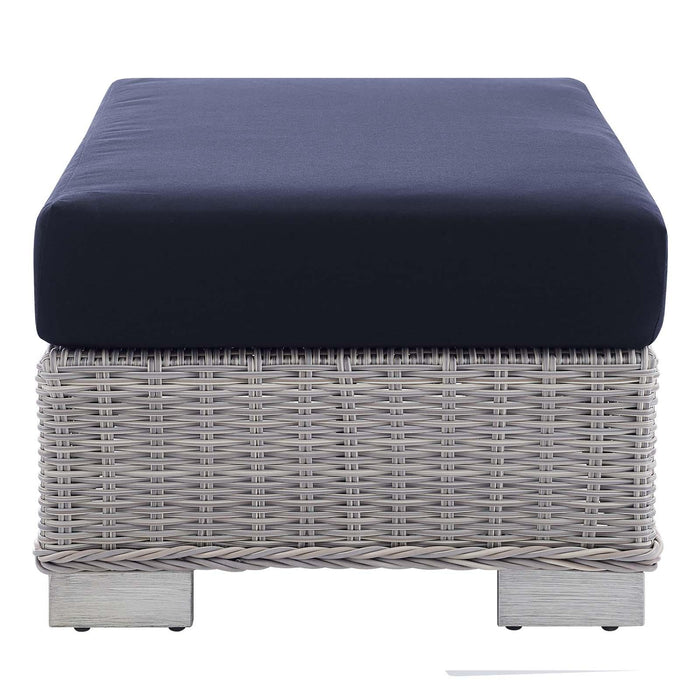 Conway Sunbrella� Outdoor Patio Wicker Rattan Ottoman