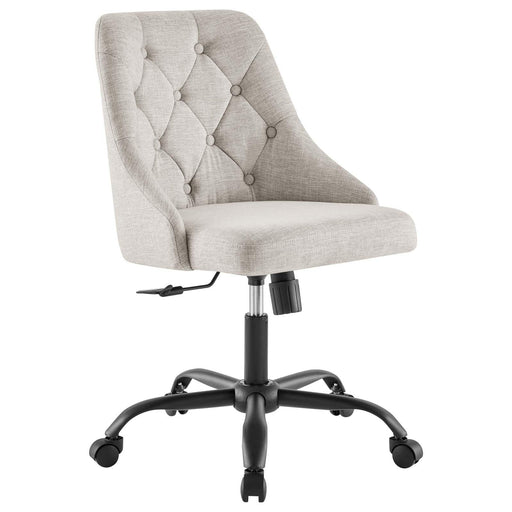 Distinct Tufted Swivel Upholstered Office Chair image