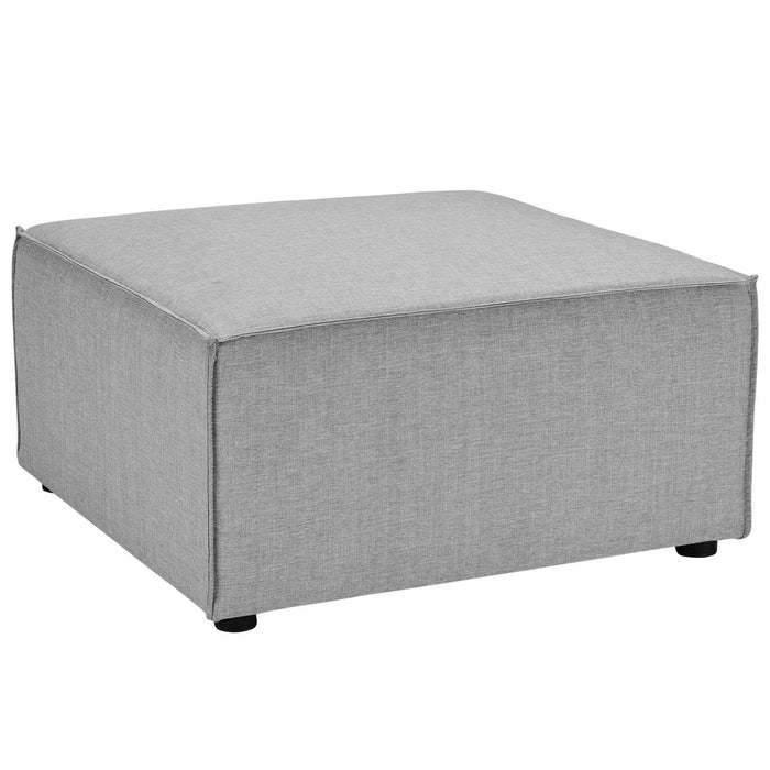 Saybrook Outdoor Patio Upholstered Sectional Sofa Ottoman image