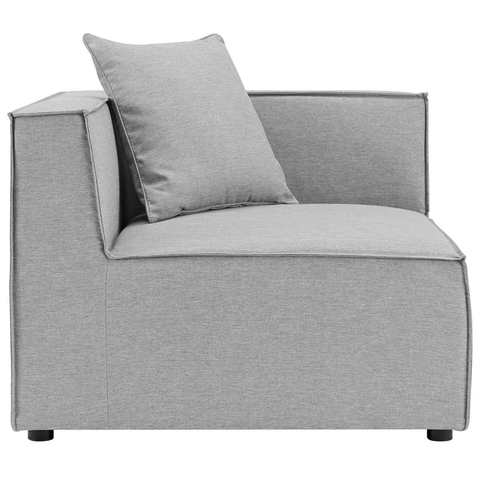 Saybrook Outdoor Patio Upholstered Sectional Sofa Corner Chair