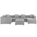 Saybrook Outdoor Patio Upholstered 7-Piece Sectional Sofa image