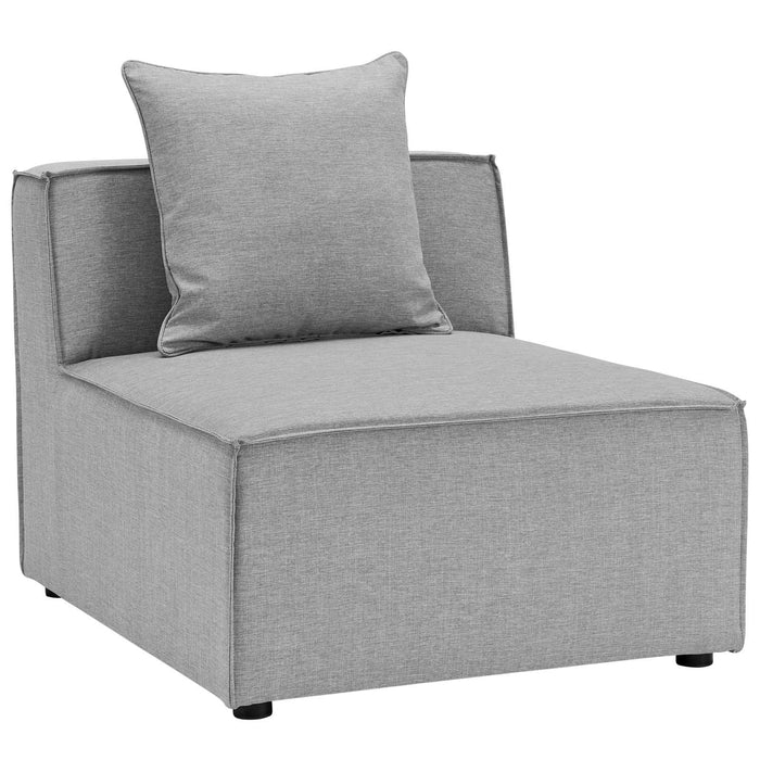 Saybrook Outdoor Patio Upholstered 4-Piece Sectional Sofa