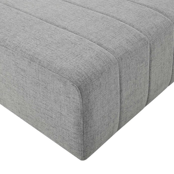 Bartlett Upholstered Fabric Ottoman